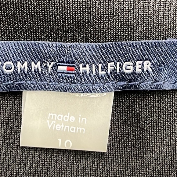 TOMMY HILFIGER NWT Classic Short SLV Career Preppy Black/White Sheath Dress 10 - Picture 6 of 15